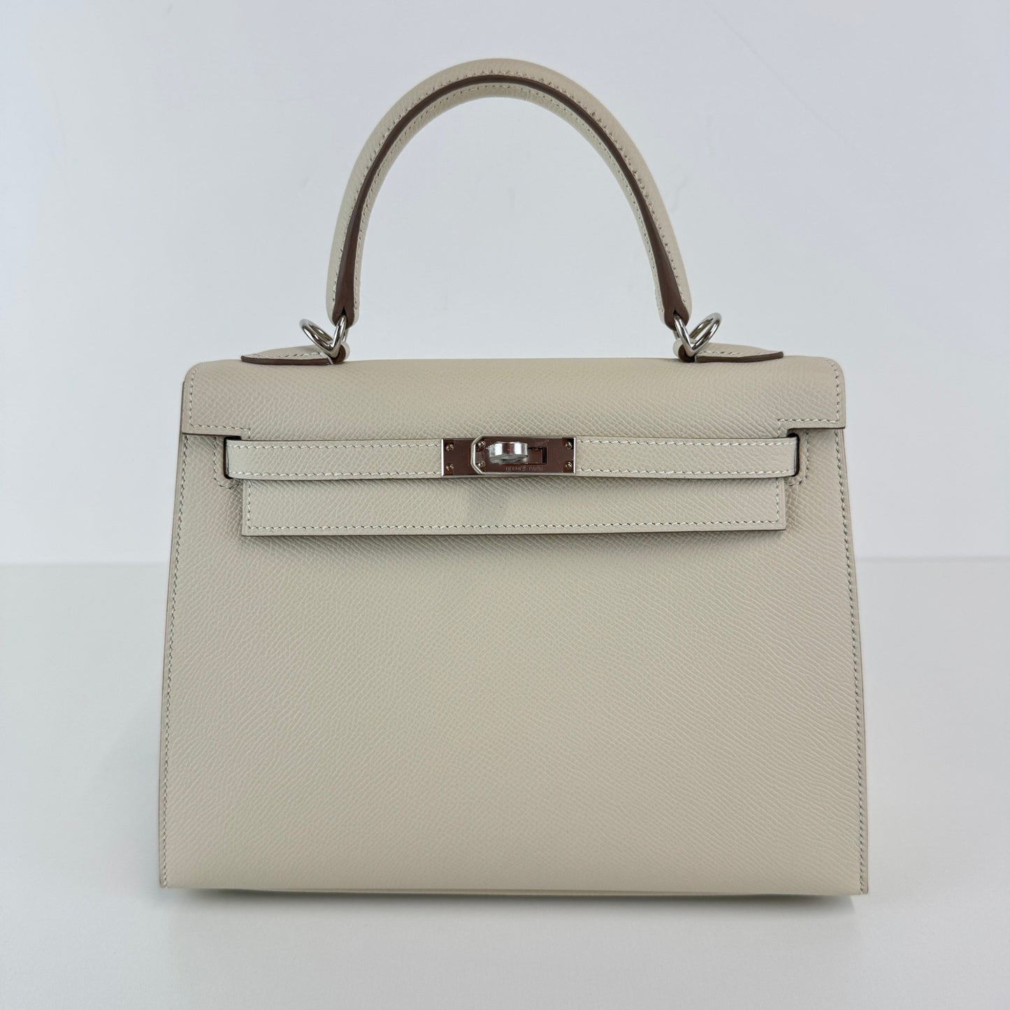 Kelly25 ケリー25 Craie クレ PHW シルバー金具 Epsom エプソン Stamp-W W刻印