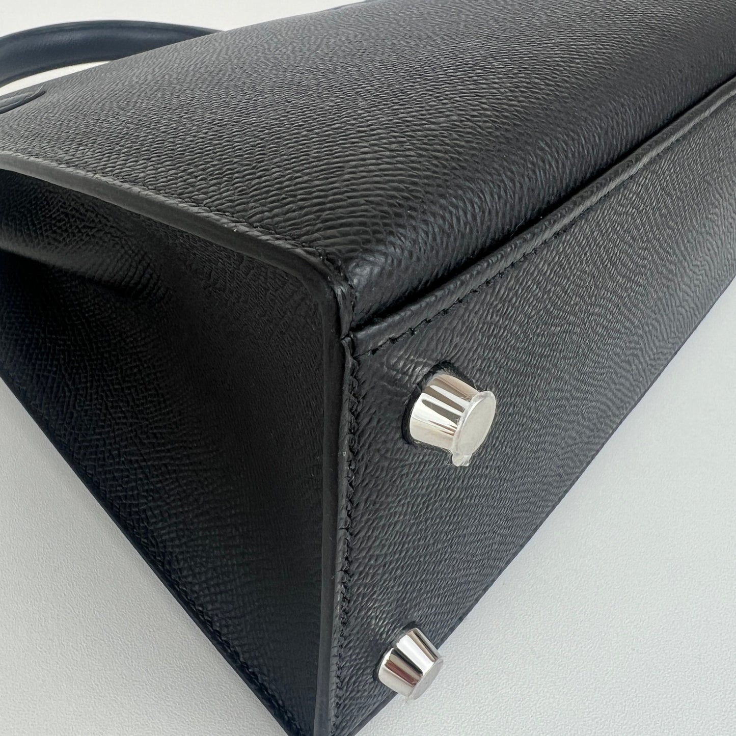 Hermès エルメス Kelly25 ケリー25 Stamp-K K刻印 Epsom エプソン Black ブラック PHW シルバー金具