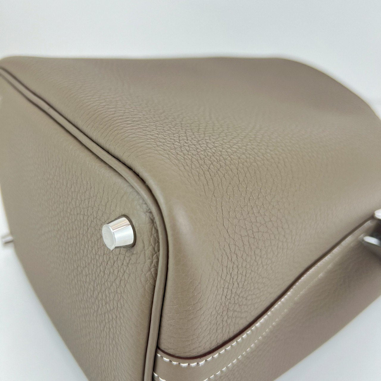 Picotin Lock PM ピコタンロック18 Etoupe エトープ PHW シルバー金具 Taurillon clemence トリヨンクレマンス Stamp-W W刻印