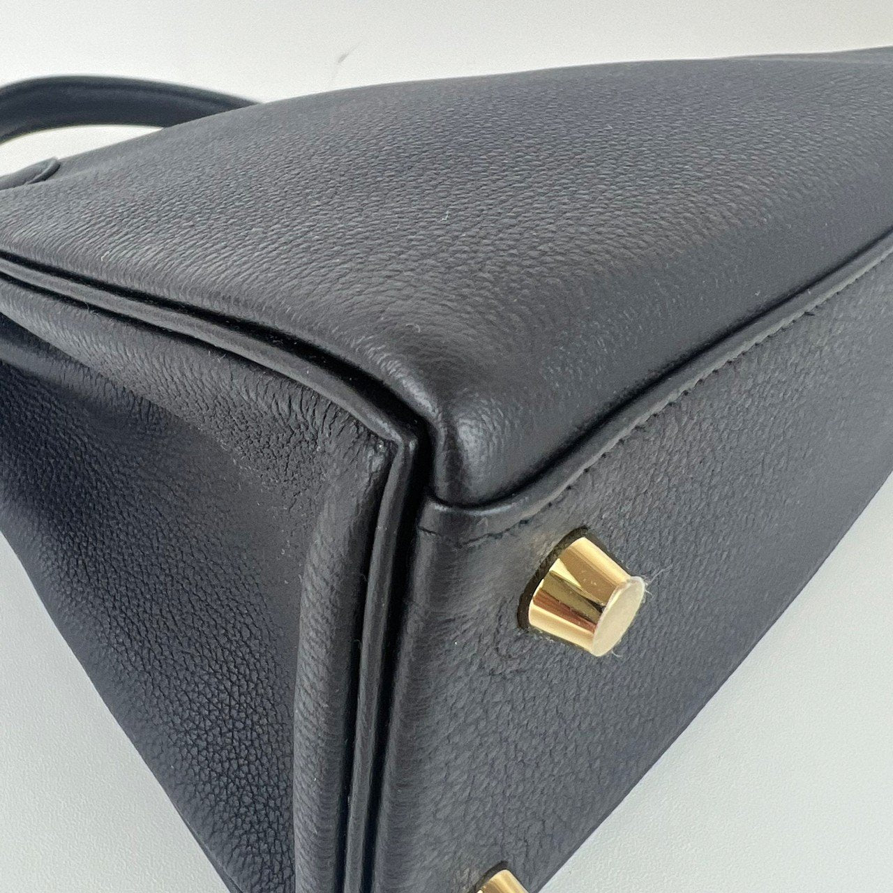 Kelly25 ケリー25 Black ブラック Togo トゴ GHW ゴールド金具 Stamp-W W刻印