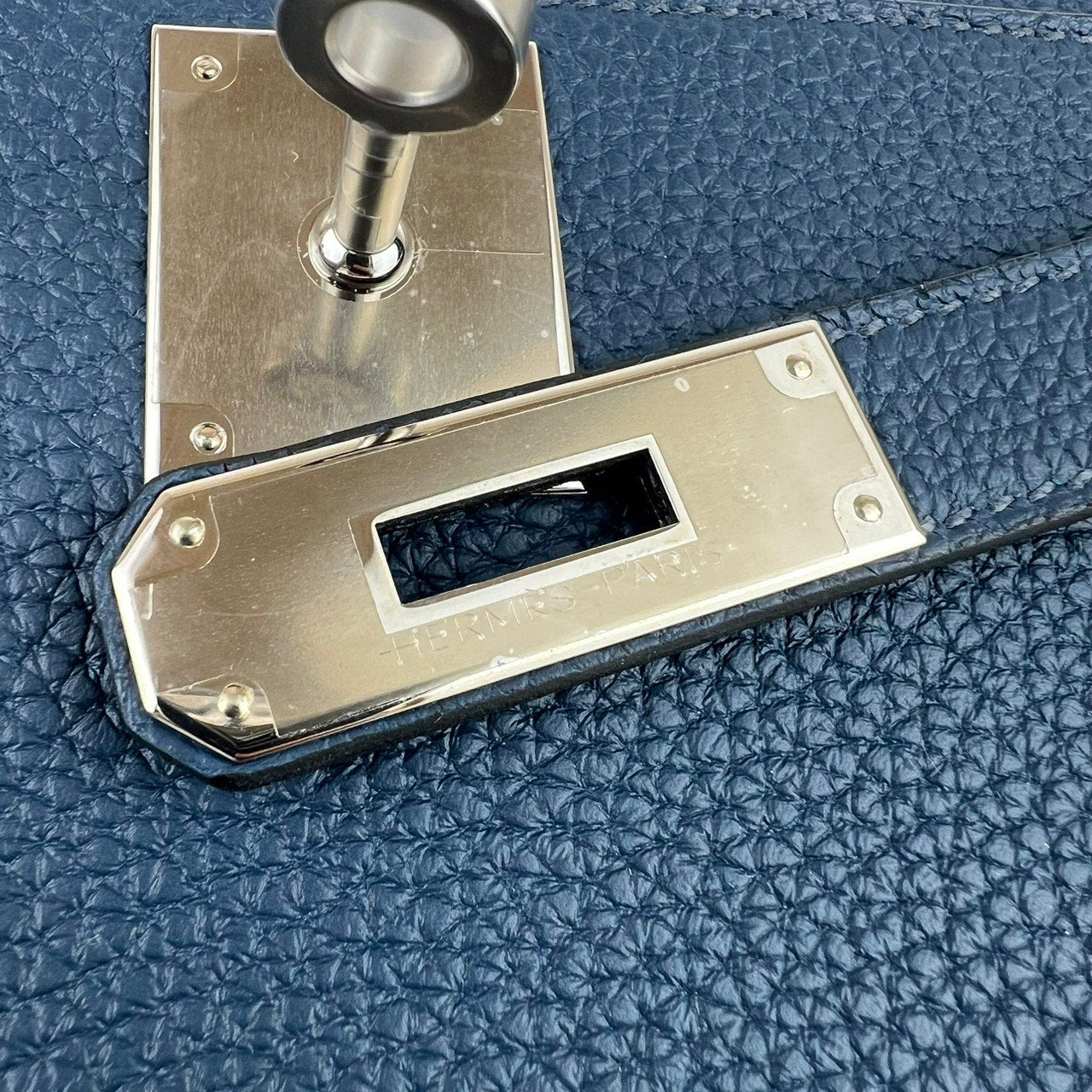 Kelly depeche ケリーデペッシュ Blue de prusse ブルードプリュス Togo トゴ PHW シルバー金具 Stamp-Z Z刻印