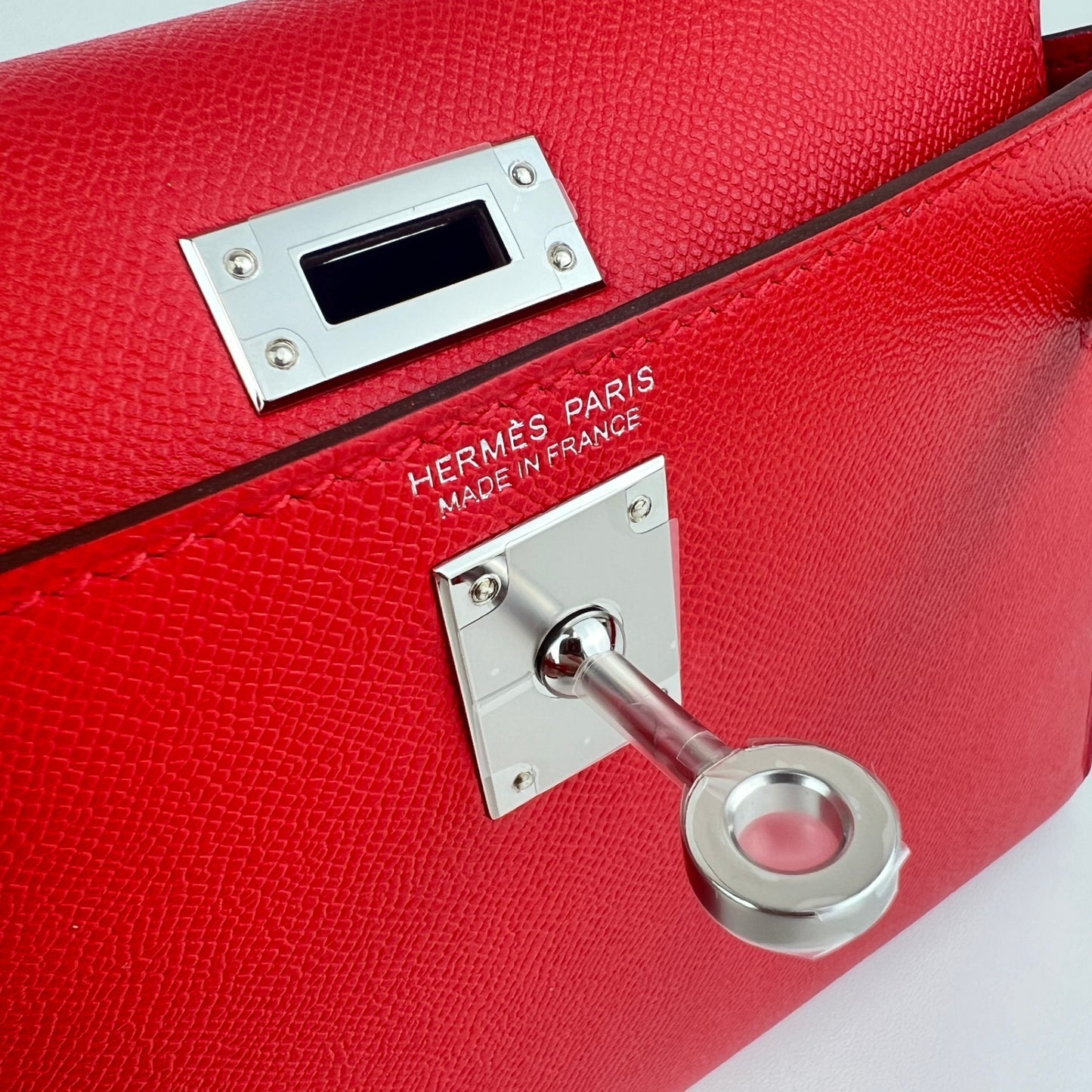 Mini kelly ミニケリー Rouge de coeur ルージュクー Madame マダム PHW シルバー金具 Stamp-K K刻印