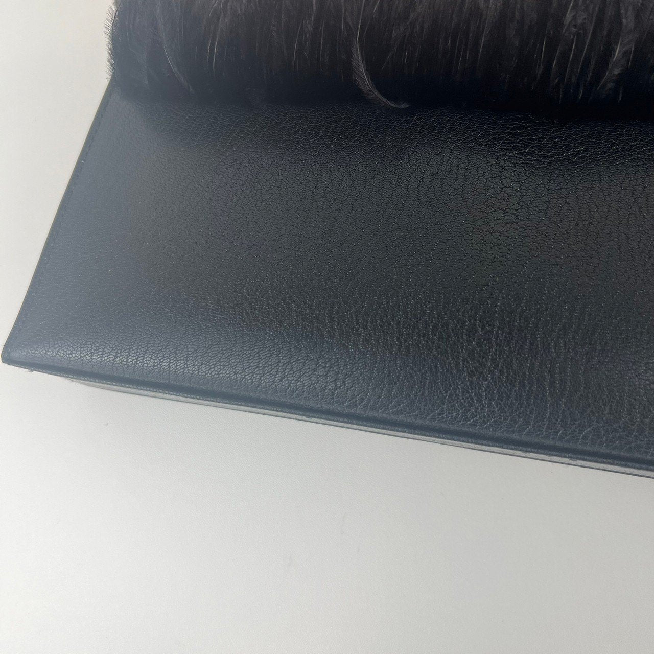 Kelly Elan feather ケリーエランフェザー Black ブラック Madame マダム PHW シルバー金具 Stamp-W W刻印