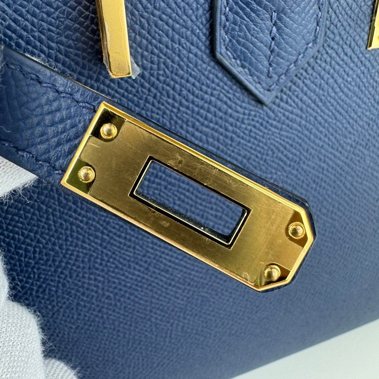 Birkin25 バーキン25 Blue saphir ブルーサファイア GHW ゴールド金具 B刻