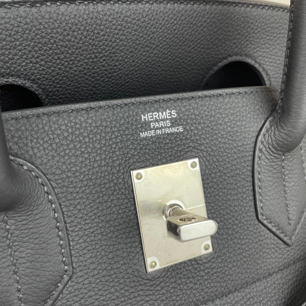 Haut a Courroies 40 オータクロア40 Black ブラック Togo トゴ PHW シルバー金具 Stamp-Z Z刻印