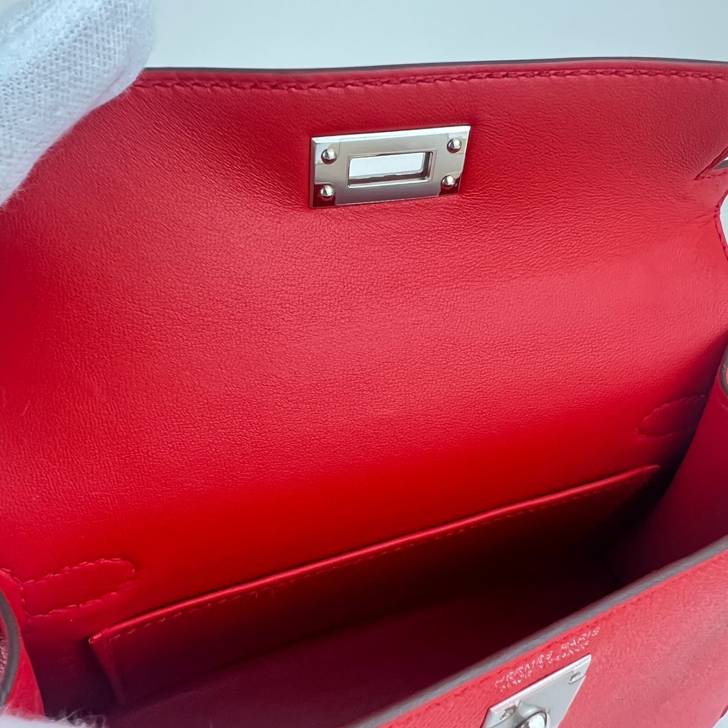 Mini kelly ミニケリー Rouge de coeur ルージュクー Madame マダム PHW シルバー金具 Stamp-K K刻印