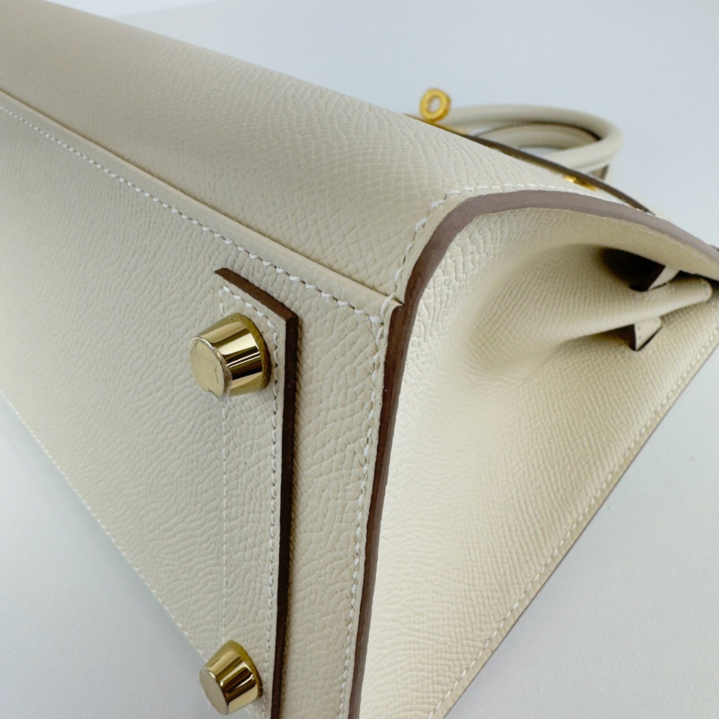 Birkin25 sellier バーキン25 セリエ Craie クレ GHW ゴールド金具 B刻 Epsom エプソン