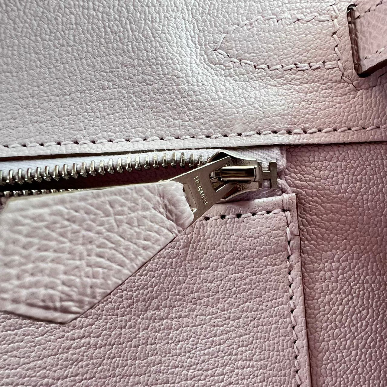 Birkin25 Sellier バーキン25 セリエ Mauve pale モーヴパール Epsom エプソン PHW シルバー金具 Stamp-B B刻印