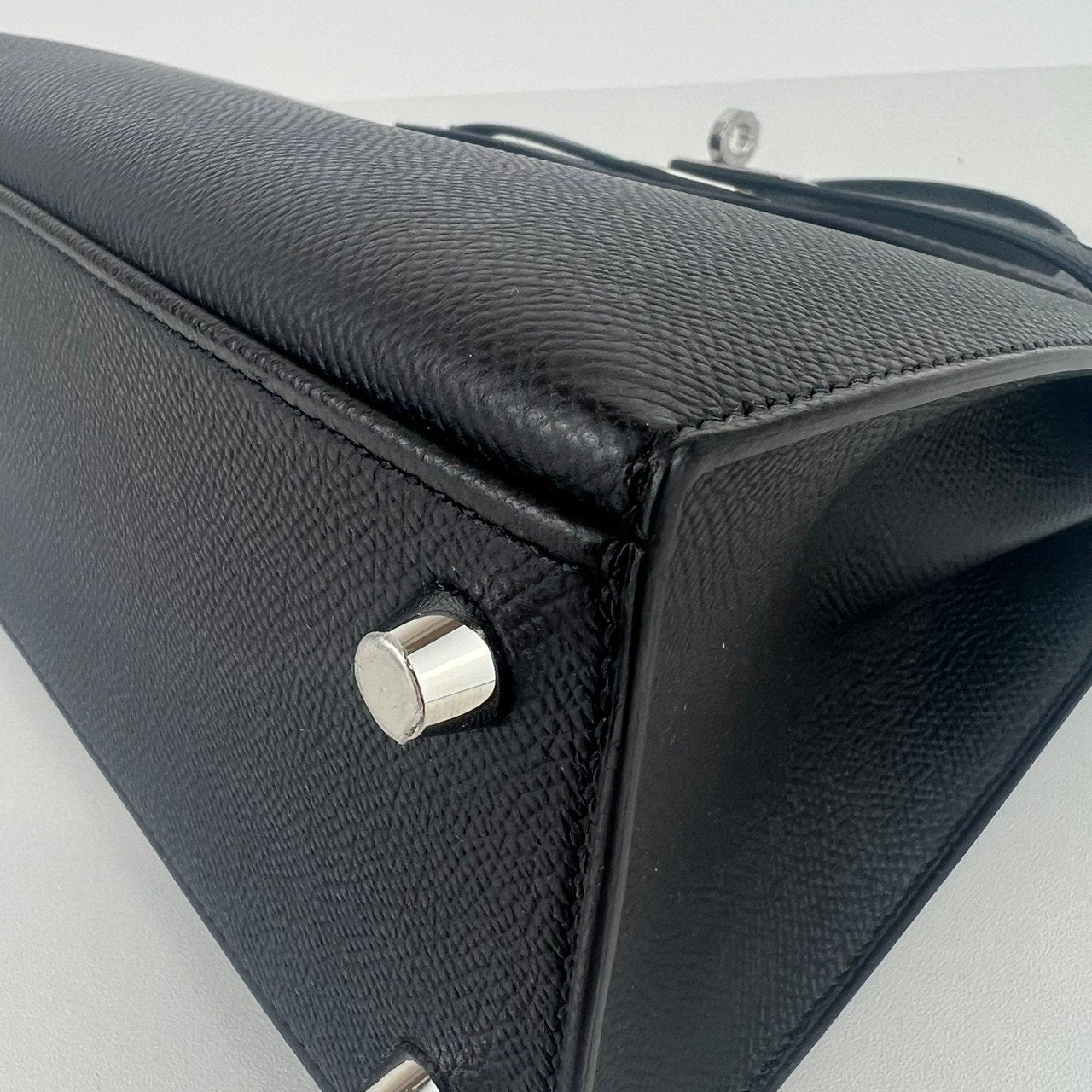 Kelly25 ケリー25 Black ブラック PHW シルバー金具 Epsom エプソン Stamp-W W刻印
