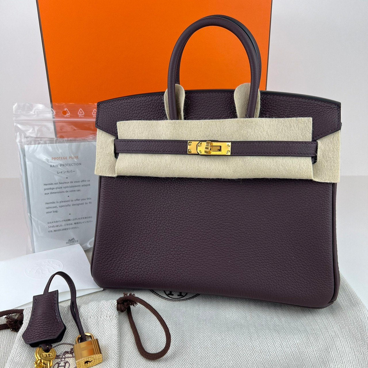 Birkin25 バーキン25 Rouge sellier ルージュセリエ GHW ゴールド金具 Togo トゴ Stamp-U U刻印