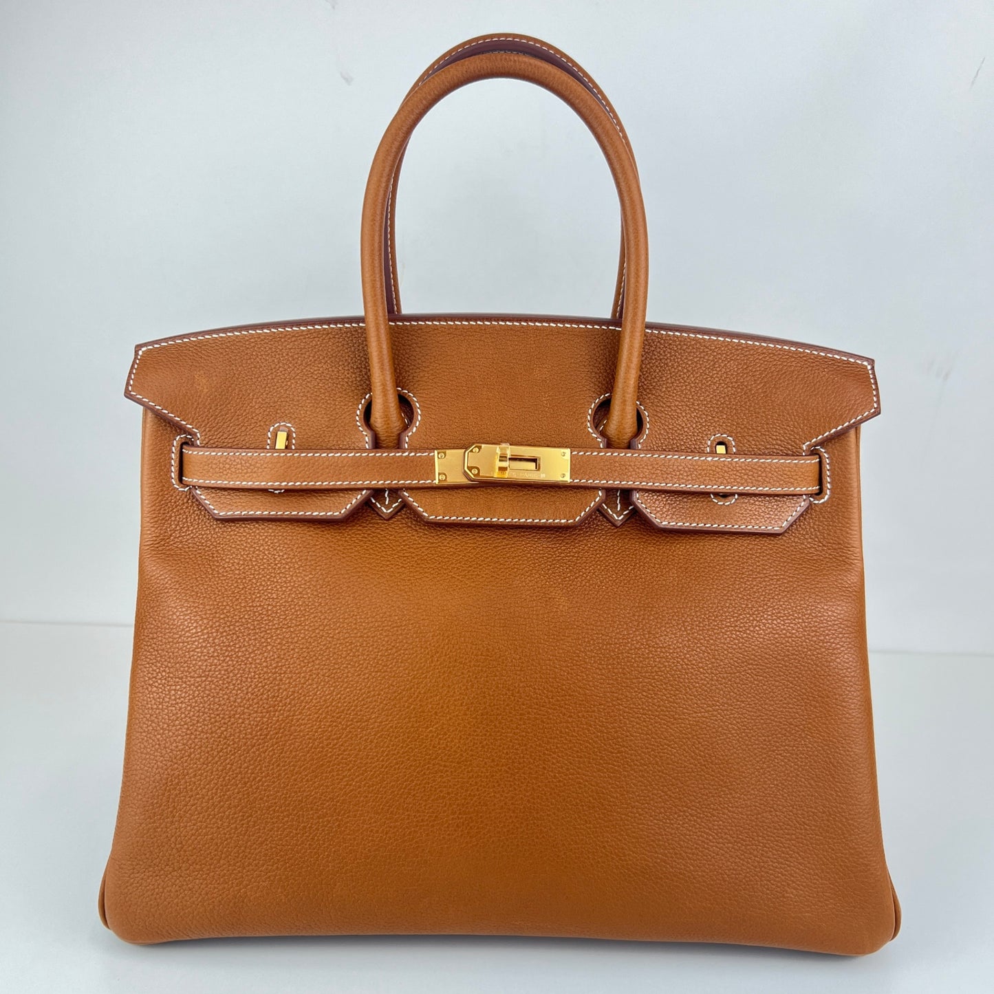Birkin35 バーキン35 Gold ゴールド GHW ゴールド金具 Stamp-K K刻印 Veau Barenia バレニア