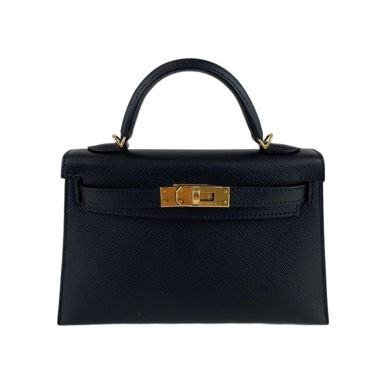 Mini kelly ミニケリー Black ブラック Epsom エプソン GHW ゴールド金具 Z刻