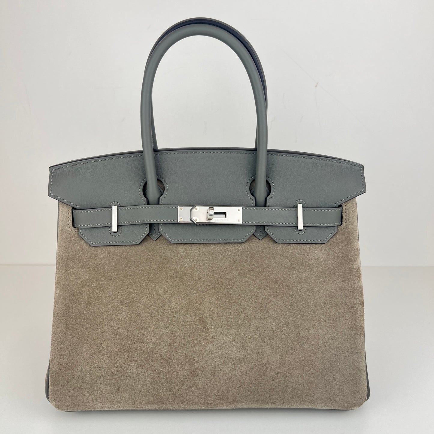 Birkin25 バーキン30 Gris Caillou/Gris meyer グリスカイユ/グリメイヤー PHW シルバー金具 Swift/Grizzly スイフト/グリズリー Stamp-B B刻印