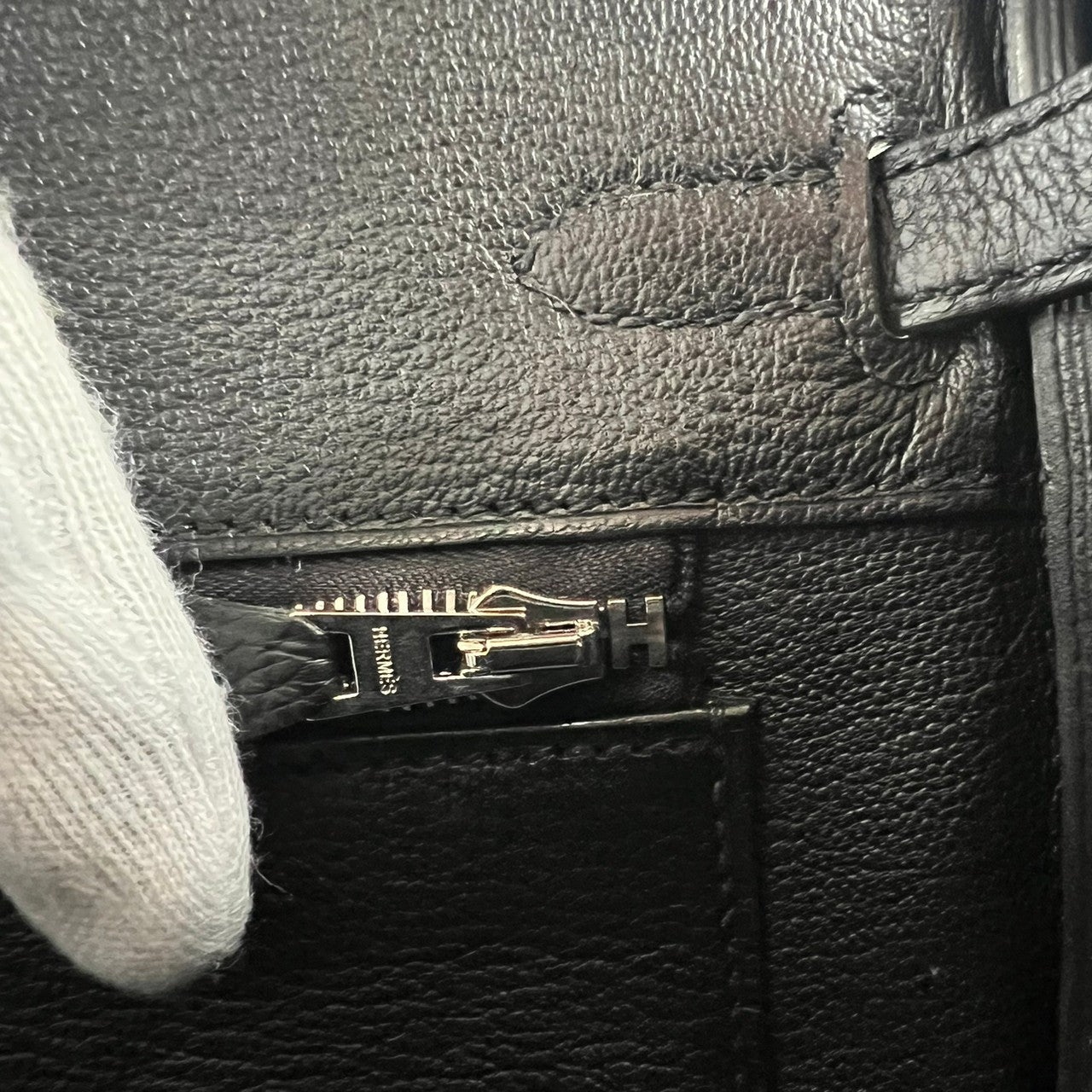 Birkin25 バーキン25 Black ブラック Togo トゴ PHW シルバー金具 Stamp-W W刻印