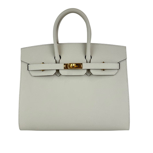 Birkin25 sellier バーキン25 セリエ Craie クレ GHW ゴールド金具 B刻 Epsom エプソン