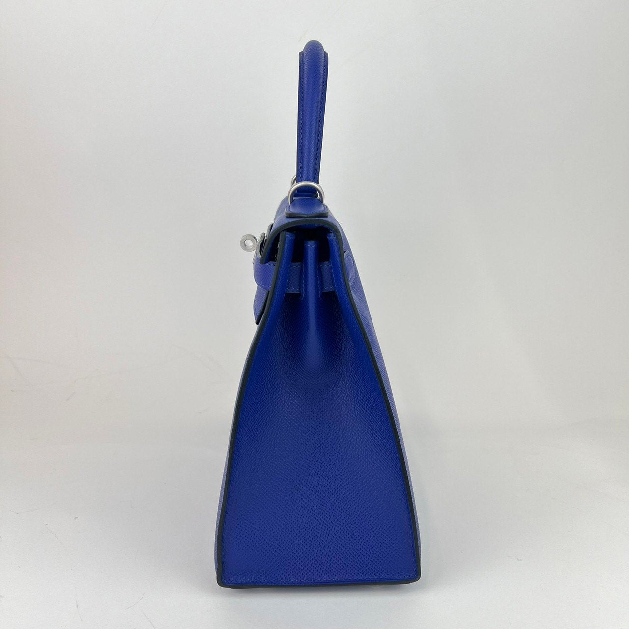 Kelly28 ケリー28 Blue royal ブルーロイヤル Epsom エプソン PHW シルバー金具 B刻
