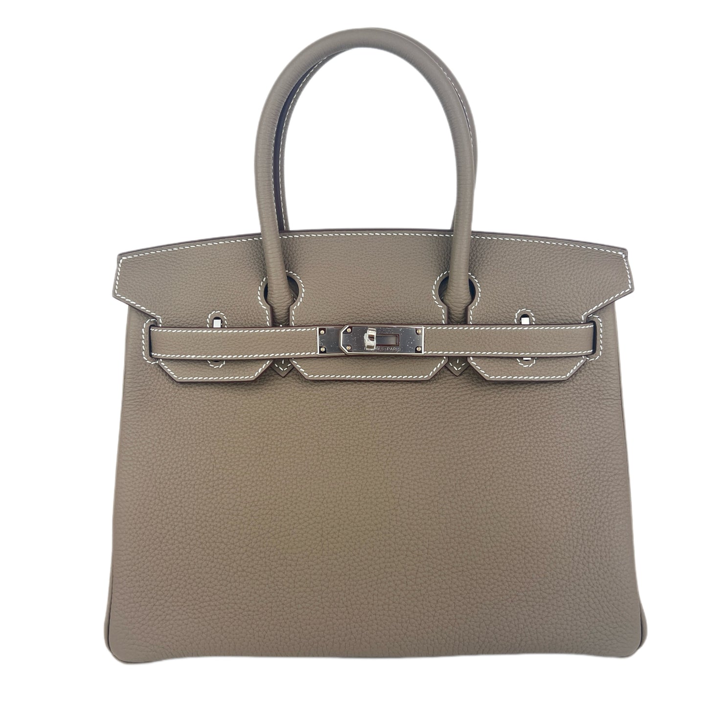 Birkin30 バーキン30 Etoupe エトープ PHW シルバー金具 Stamp-K K刻印 Togo トゴ