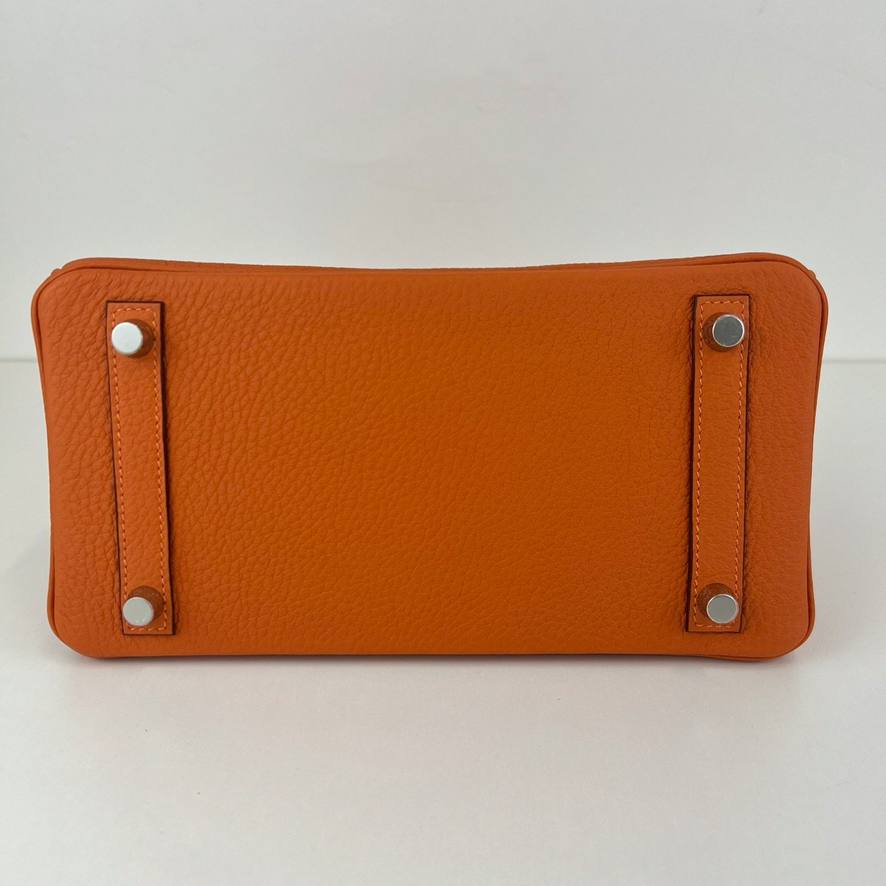 Birkin25 バーキン25 Orange オレンジ PHW シルバー金具 Togo トゴ Stamp-W W刻印