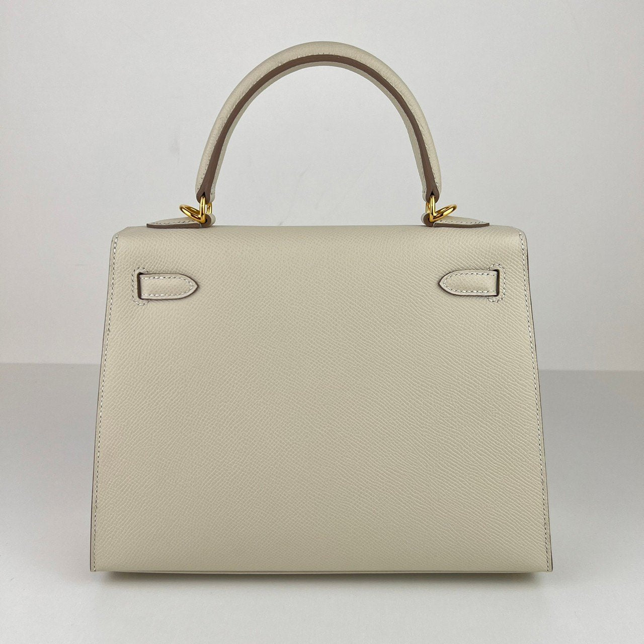 Kelly25 Sellier ケリー25 セリエ Craie クレ W刻 GHW ゴールド金具 Epsom エプソン