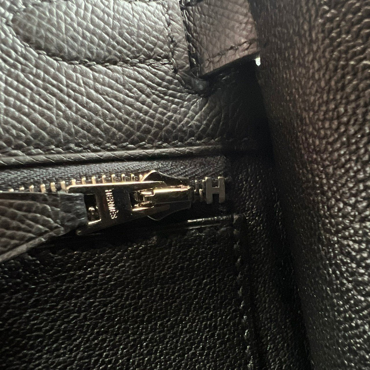 Kelly28 Sellier ケリー28 セリエ ブラック PHW シルバー金具 W刻 Togo トゴ