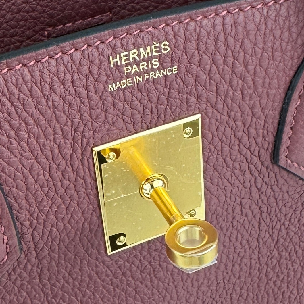 Birkin30 バーキン30 Rouge H ルージュアッシュ GHW ゴールド金具 Togo トゴ Stamp-W W刻印