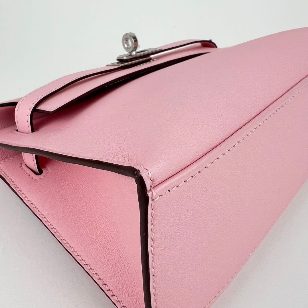 Pochette kelly ポシェットケリー Rose Sakura ローズサクラ PHW シルバー金具 Z刻