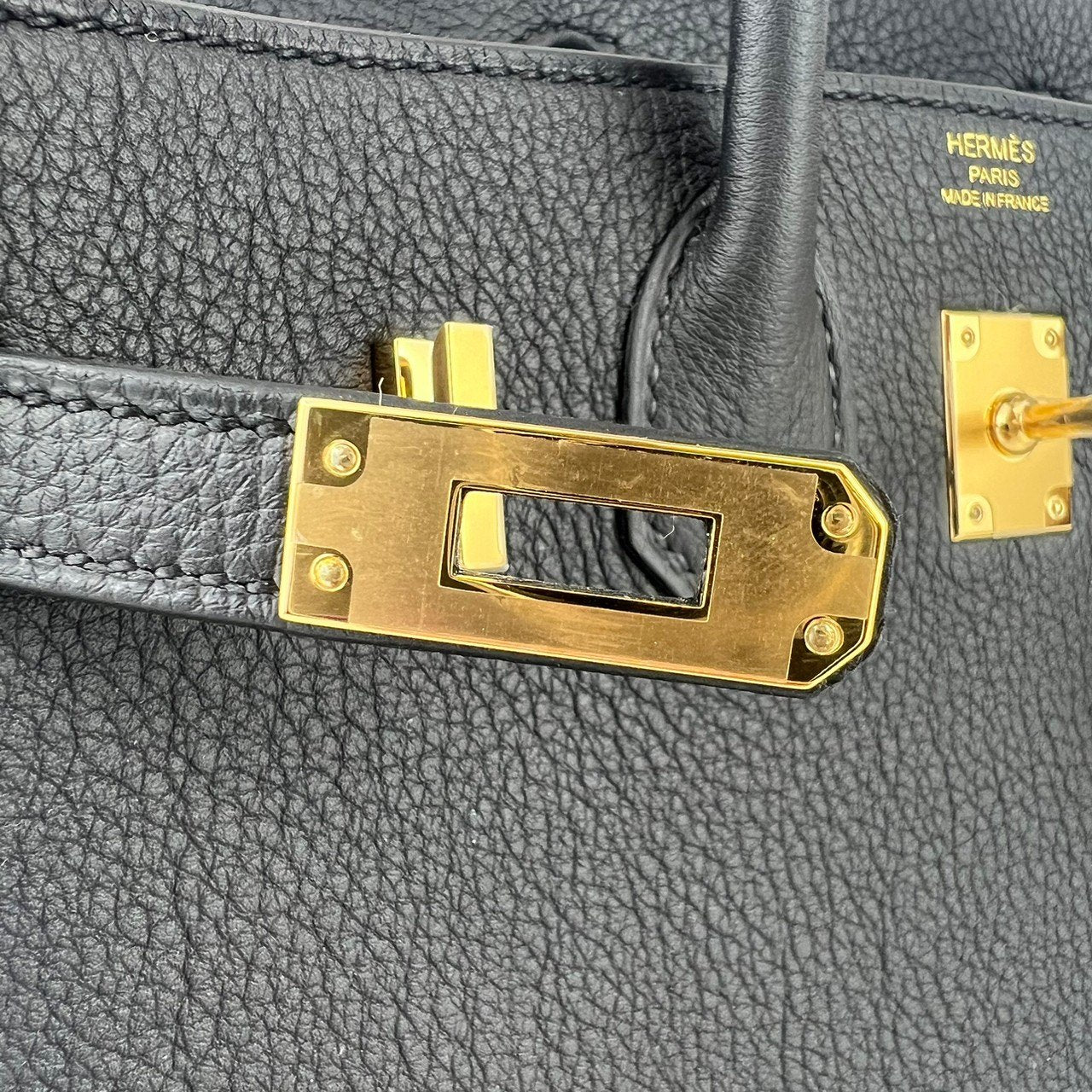 Birkin25 バーキン25 Black ブラック ゴールド金具 W刻印 Togo トゴ