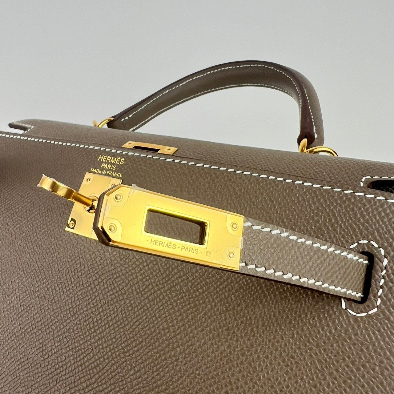 Kelly25 ケリー25 Etoupe エトープ GHW ゴールド金具 Epsom エプソン Stamp-W W刻印