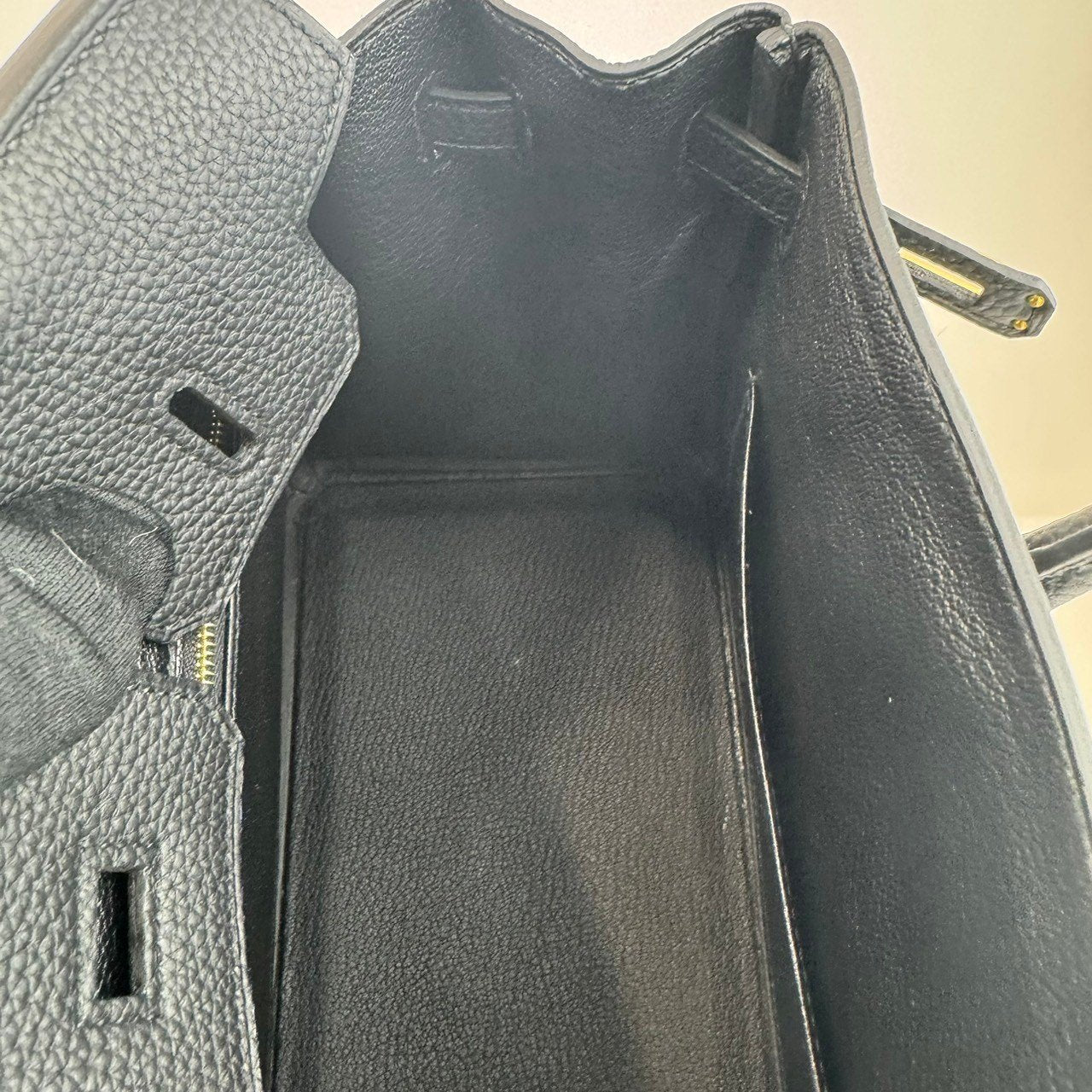 新品未使用 HERMES エルメス Birkin25 バーキン25 Black ブラック Togo トゴ GHW ゴールド金具 B刻