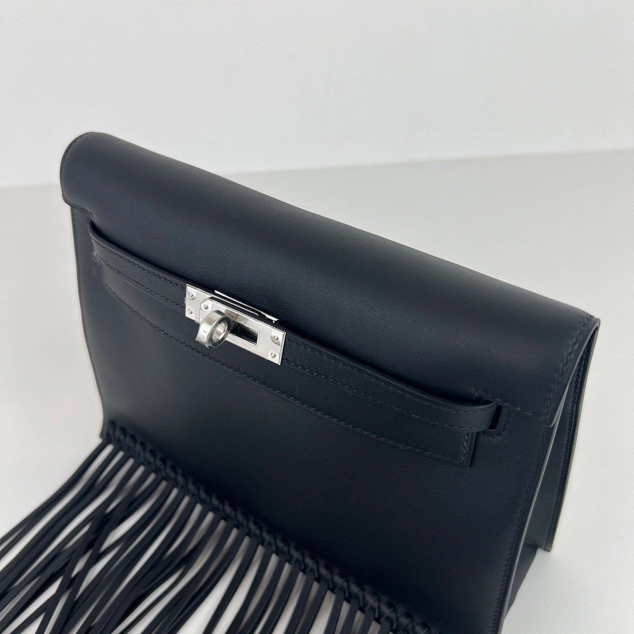 Kelly dance fringe ケリーダンス フリンジ Black ブラック Swift スイフト PHW シルバー金具 Stamp-W W刻印
