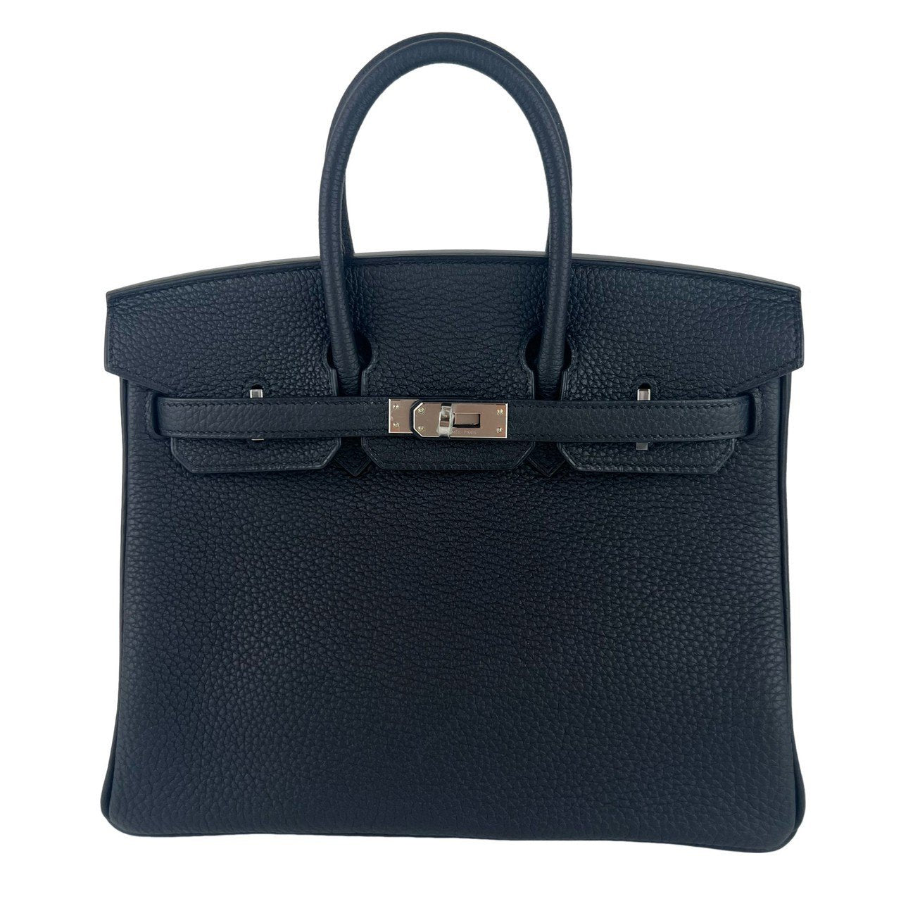 Birkin25 バーキン25 Black ブラック PHW シルバー金具 W刻印 Togo トゴ