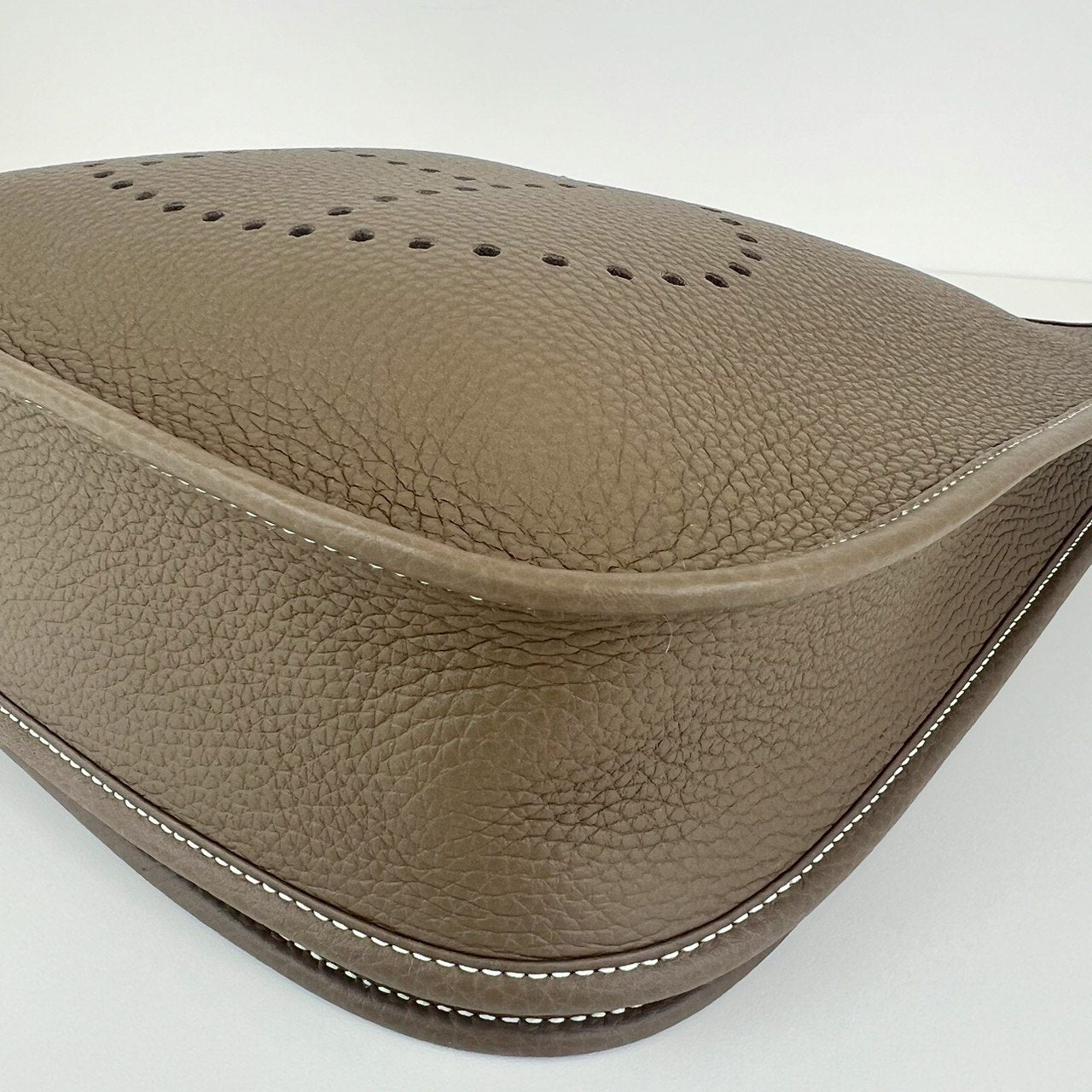 Evelyn PM エヴリンPM Etoupe エトープ PHW シルバー金具 Taurillon Clemence トリヨンクレマンス Stamp-K K刻印