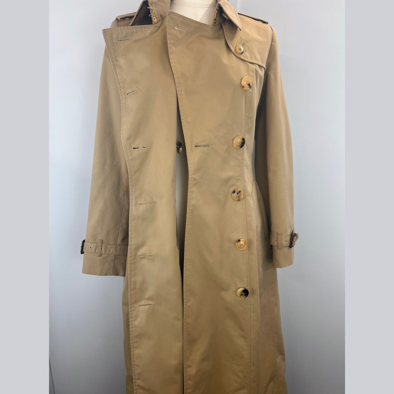 Burberry バーバリー トレンチコート ダブルボタン beige ベージュ 綿 100%