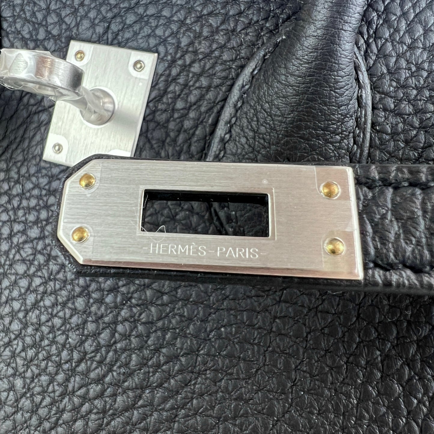 Birkin25 バーキン25 Black ブラック Togo トゴ PHW シルバー金具 Stamp-K K刻印