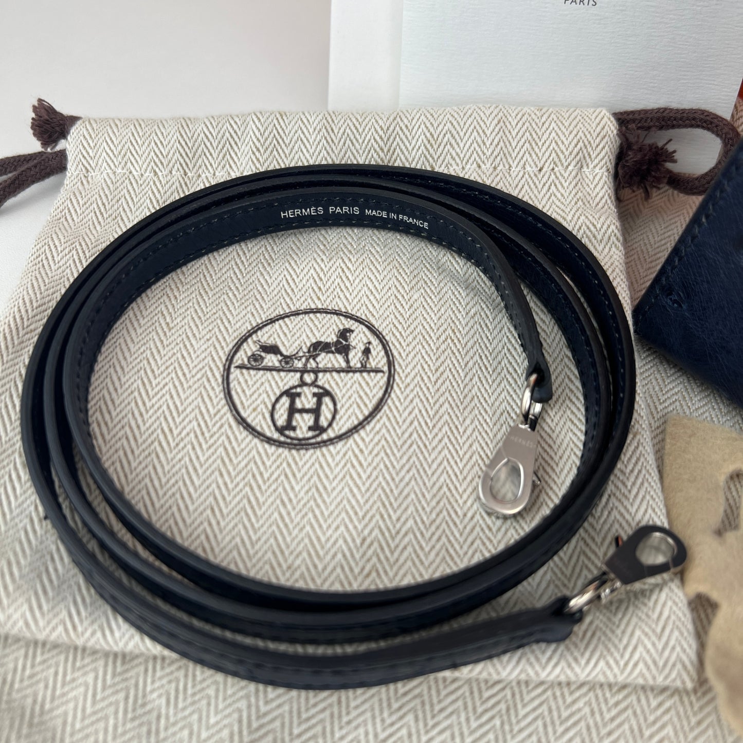 Mini kelly ミニケリー Aisome アイゾメ Ostrich オーストリッチ PHW シルバー金具 Stamp-W W刻印