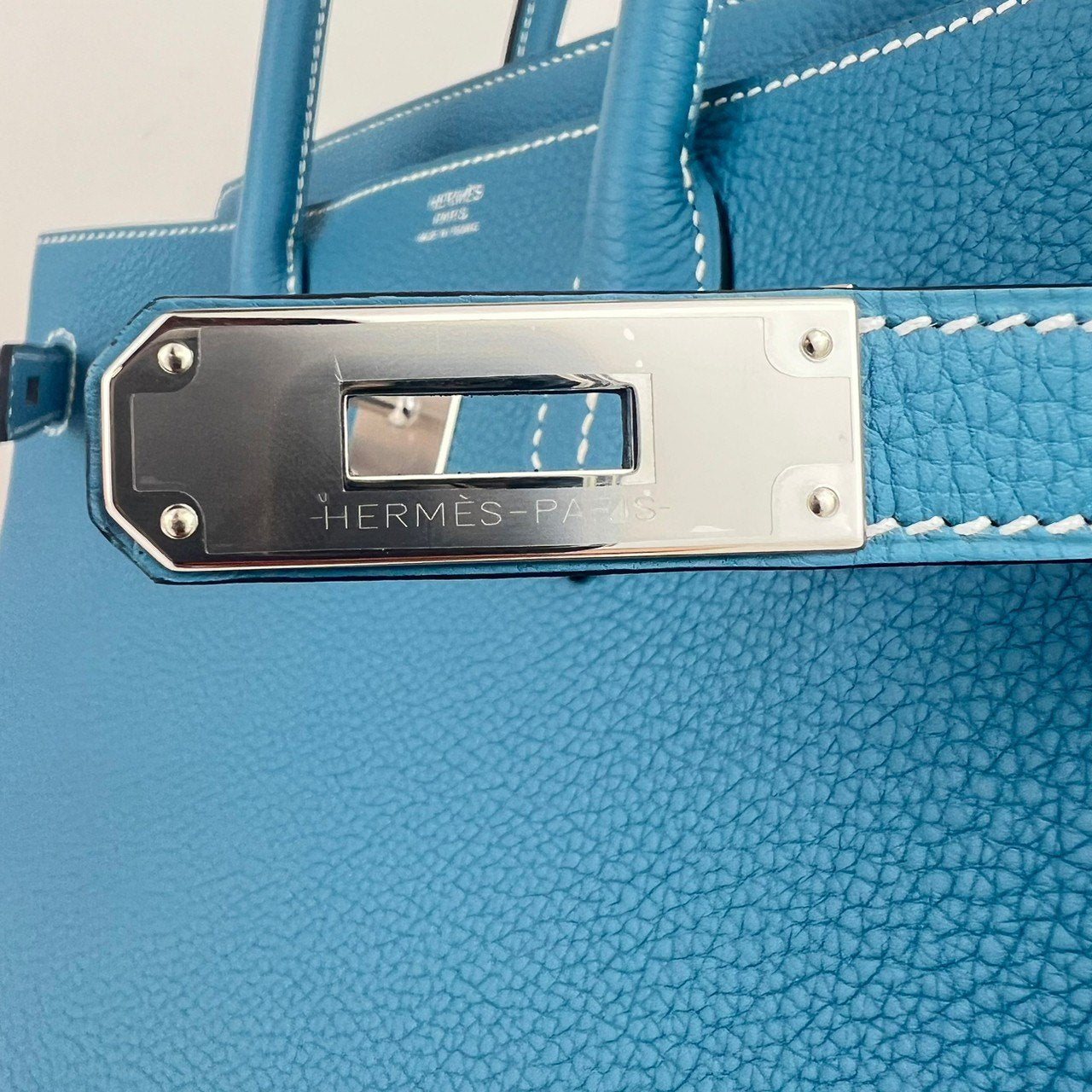 Birkin30 バーキン30 New blue jean ニューブルージン Togo トゴ PHW シルバー金具 Stamp-W W刻印