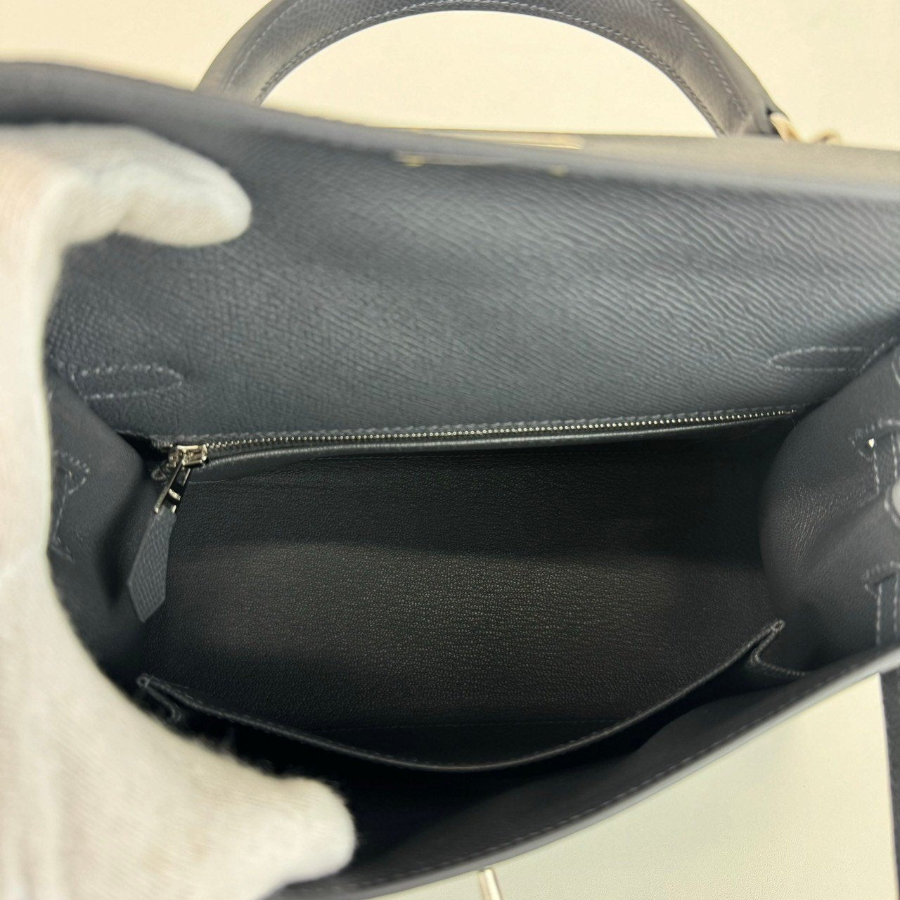 Kelly25 casaqque Etoilee ケリー25 カザック エトワール Ardoise/Black/Vert peppermint アルドワーズ/ブラック/ペパーミント Epsom/Tadelakt/Chevre エプソン/タデラクト/シェーブル PHW シルバー金具 Stamp-W W刻印