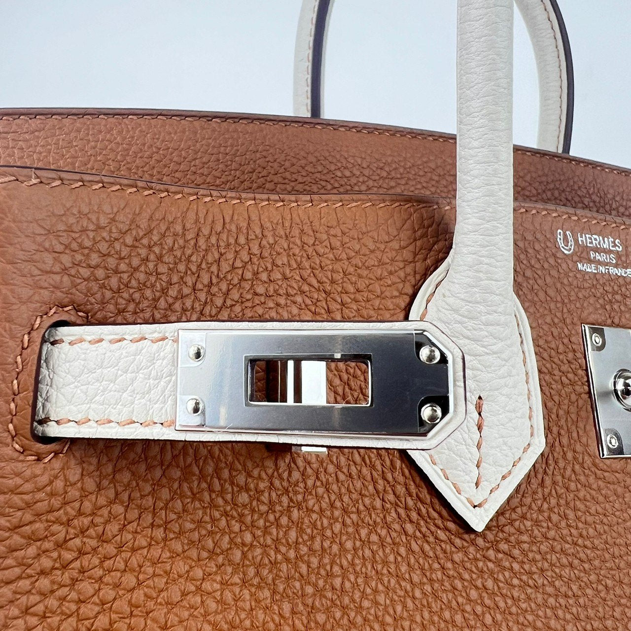 Birkin25 personal order バーキン25パーソナルオーダー Gold/Nata ゴールド/ナタ PHW シルバー金具 Togo トゴ Stamp-B B刻印