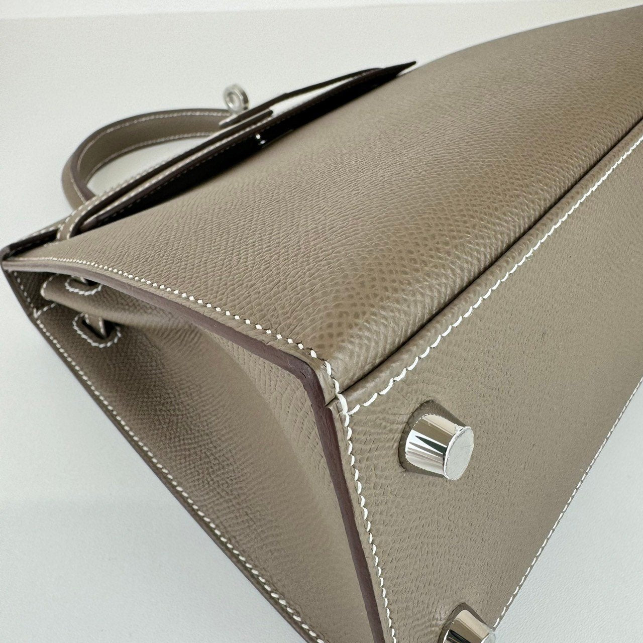 Kelly25 ケリー25 Etoupe エトープ PHW シルバー金具 W刻印 Epsom エプソン