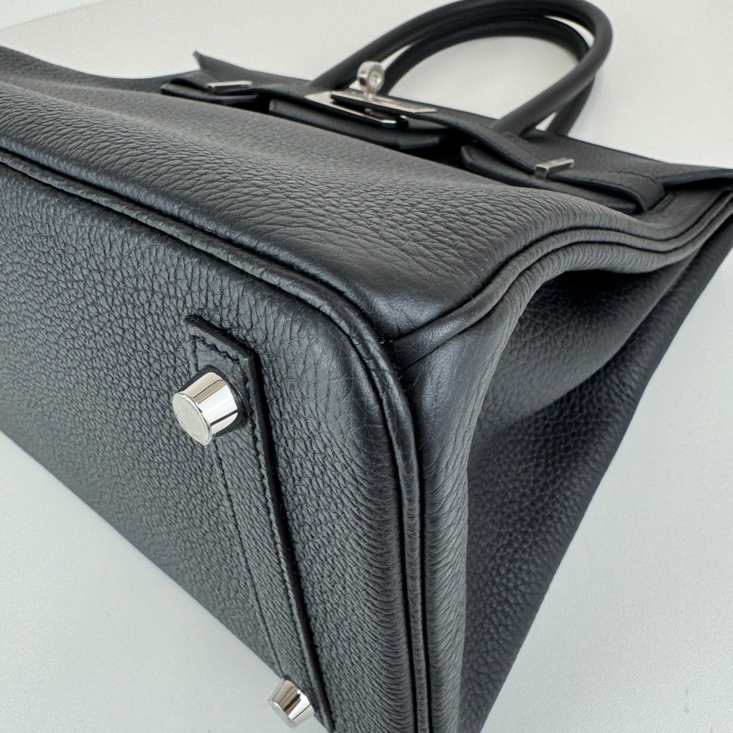 Birkin30 バーキン30 Stamp-W W刻印 Togo トゴ Black ブラック PHW シルバー金具