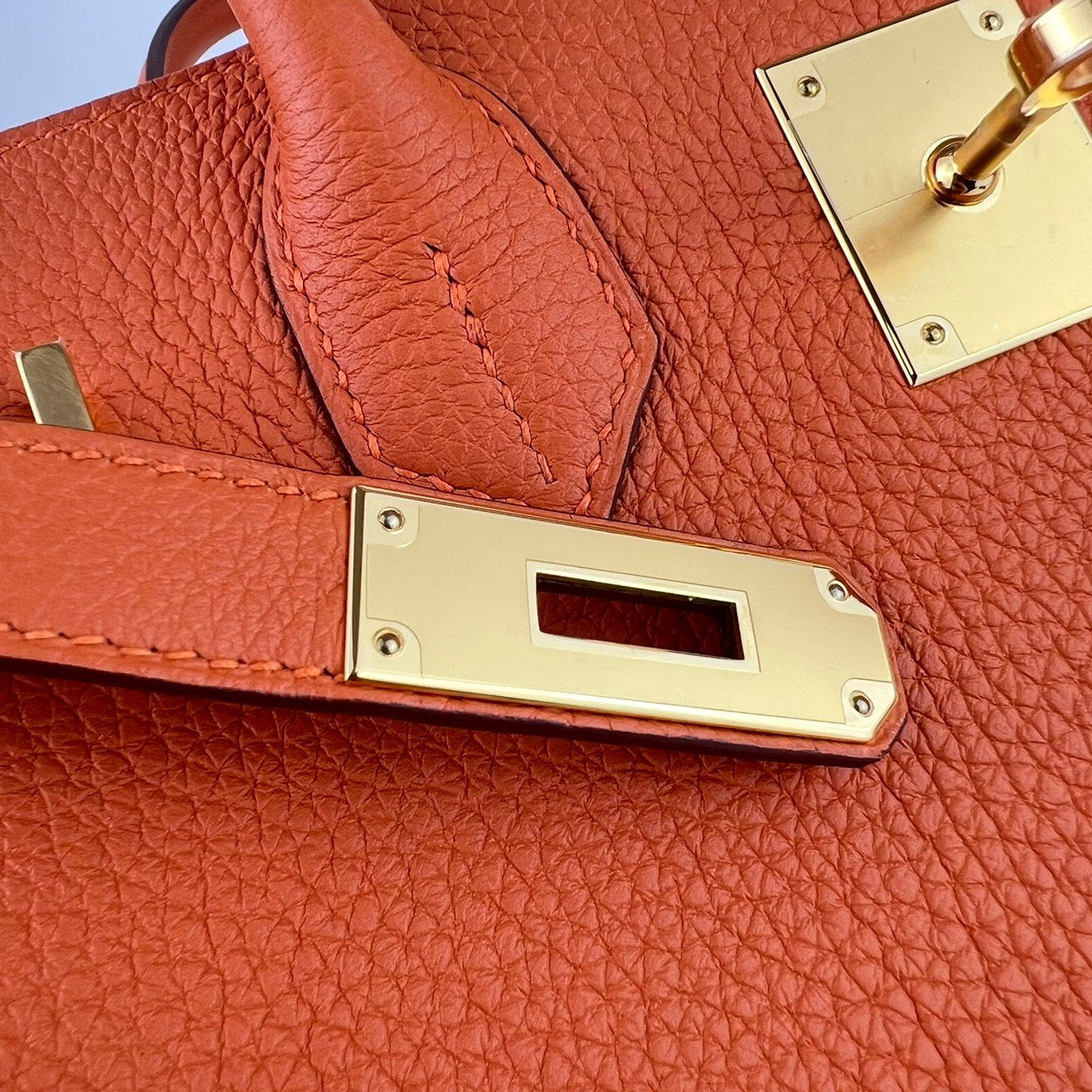 Birkin30 バーキン30 オレンジ Togo トゴ GHW ゴールド金具 W刻