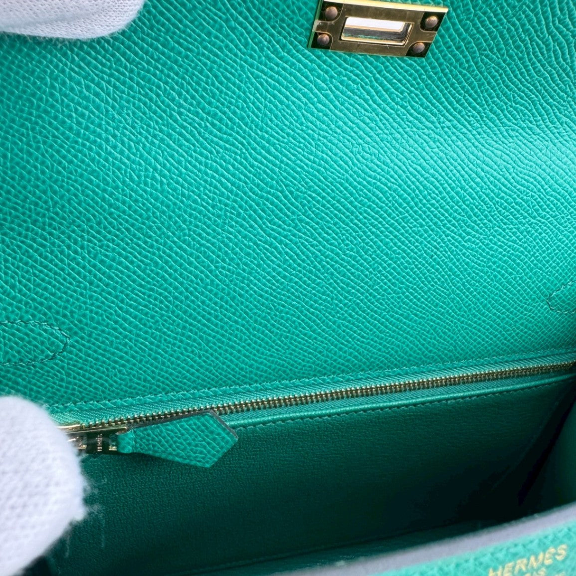 Kelly25 ケリー25 Vert jade ヴェールジェイド GHW ゴールド金具 Stamp-U U刻印 Epsom エプソン