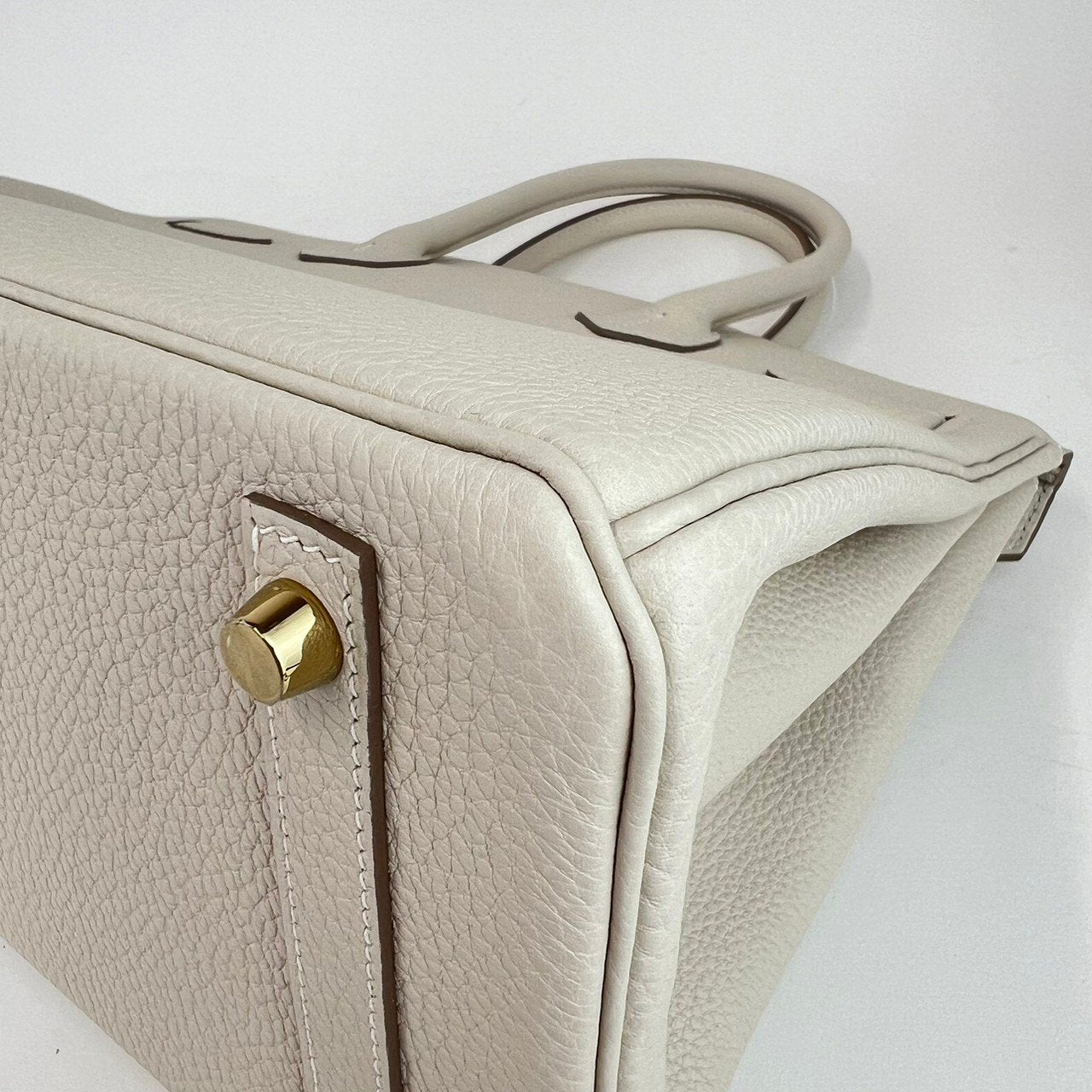 Birkin30 バーキン30 Craie クレTogo トゴ GHW ゴールド金具 Stamp-W W刻 レディースバッグ ハンドバッグ
