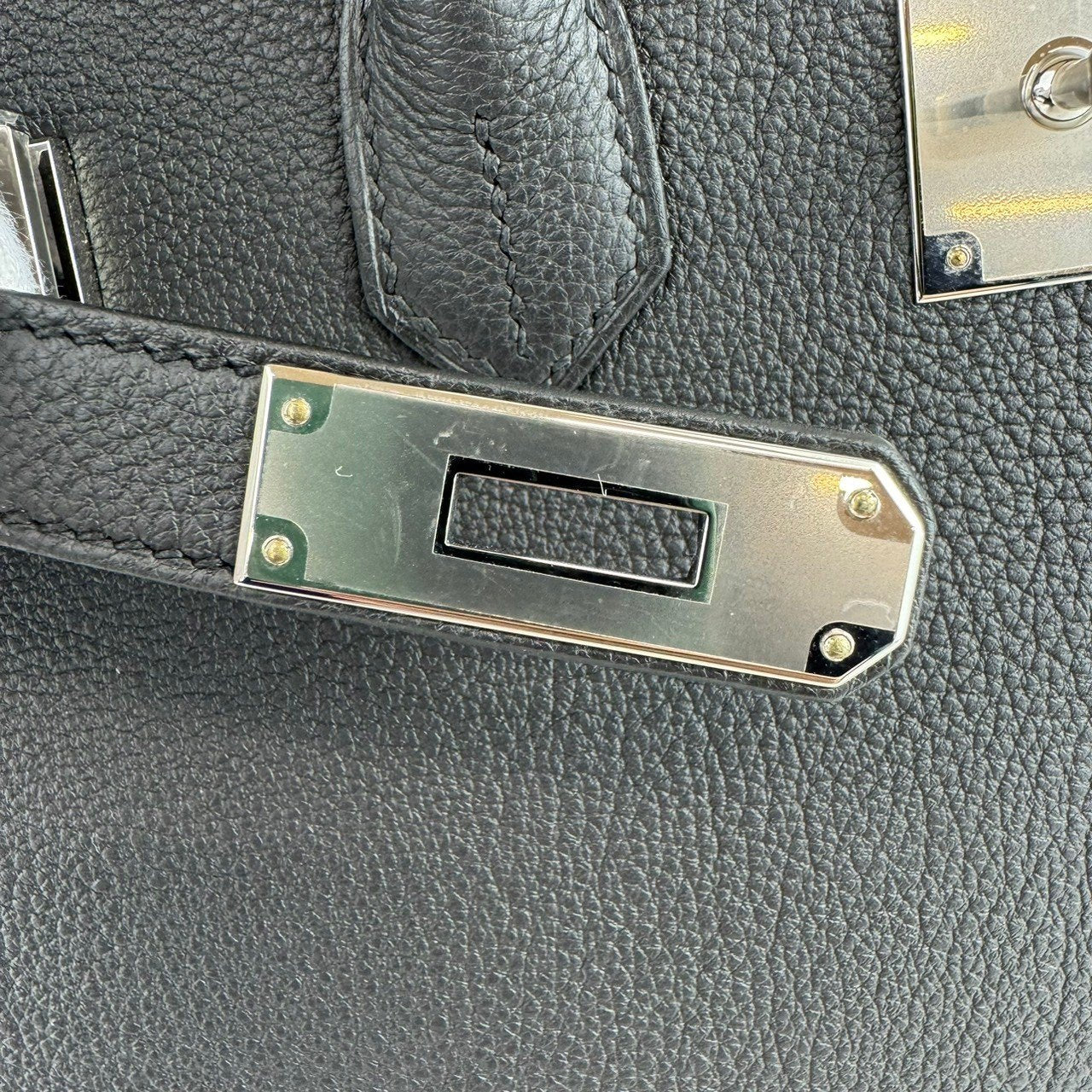 Birkin35 バーキン35 Black ブラック Togo トゴ PHW シルバー金具 Stamp-W W刻印