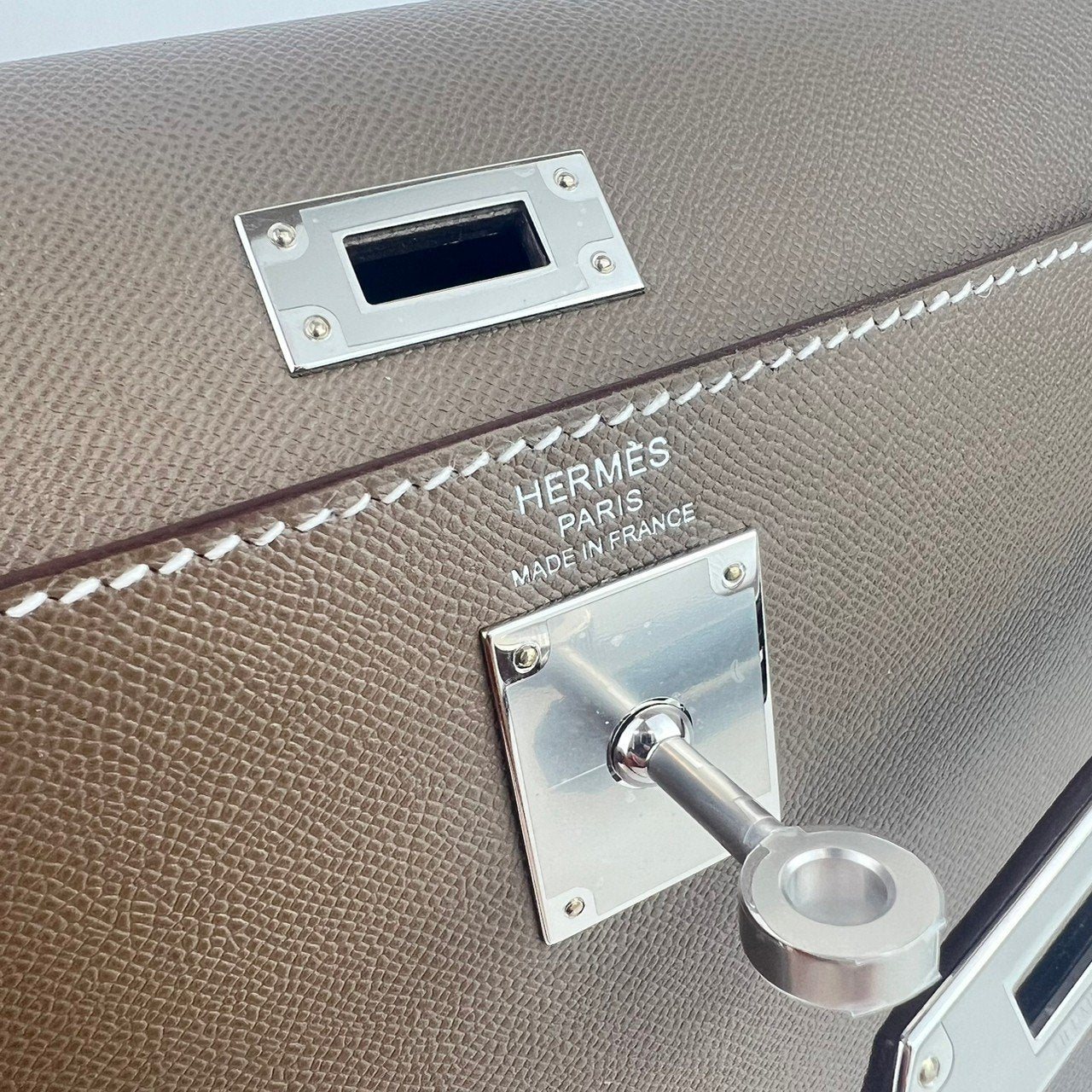 Kelly Elan ケリーエラン Etoupe エトープ PHW シルバー金具 Madame マダム Stamp-W W刻印