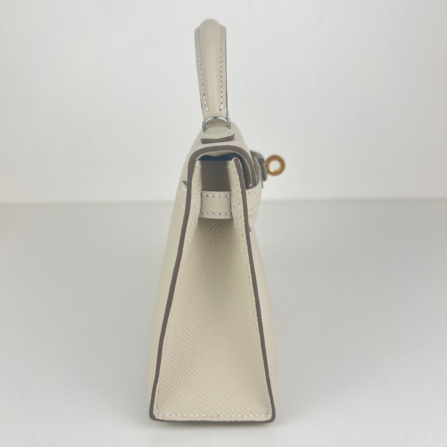 Mini kelly ミニケリー Craie クレ EHW エレクトラム金具 Epsom エプソン Stamp-K K刻印
