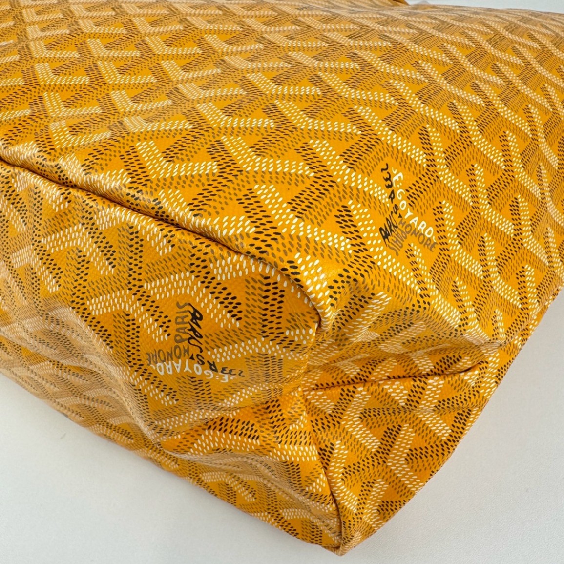 サンルイPM イエロー ゴヤールディンキャンバス/シュヴロッシュカーフスキン