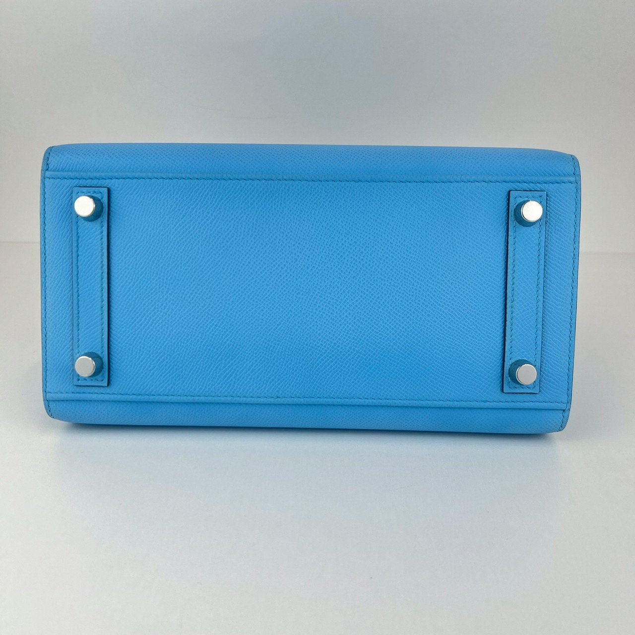 Birkin25 sellier バーキン25 セリエ Celeste セレステ PHW シルバー金具 U刻 Epsom エプソン