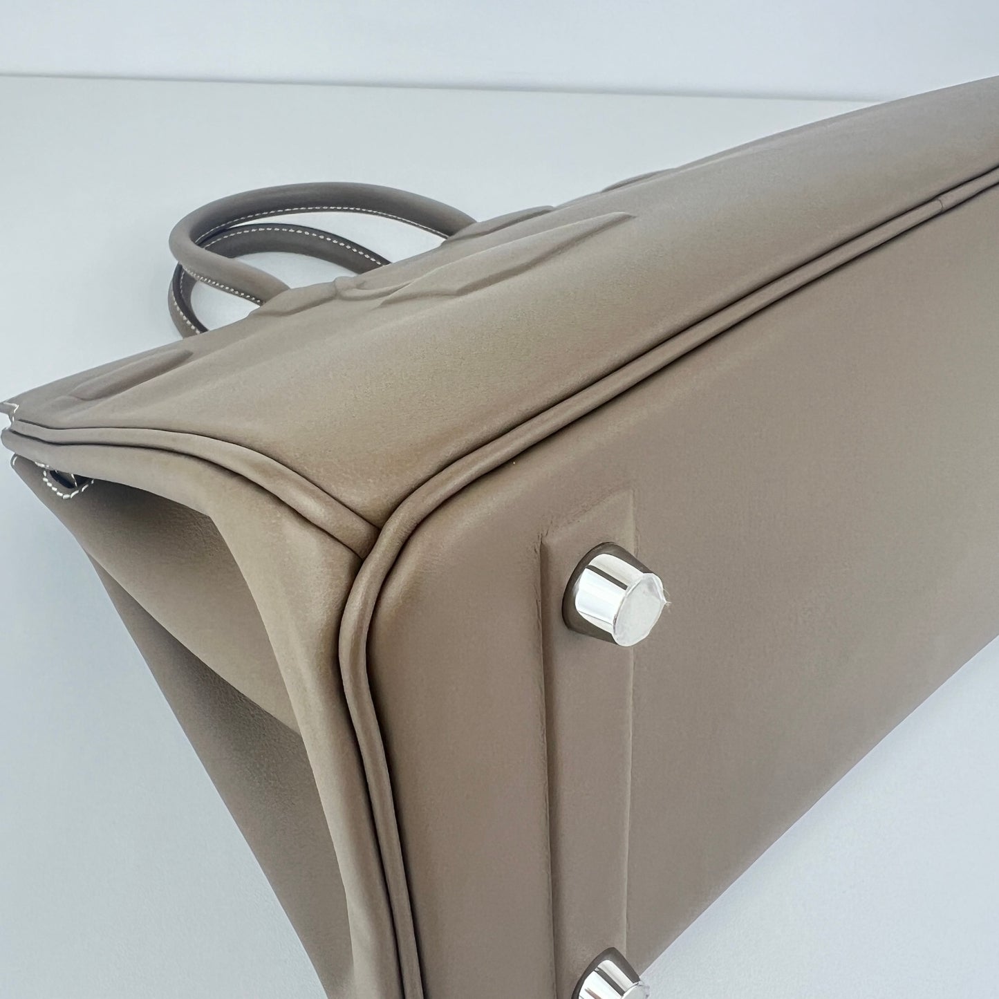Birkin25 shadow バーキン25 シャドウ Etoupe エトープ PHW シルバー金具 Stamp-W W刻印 Swift スイフト