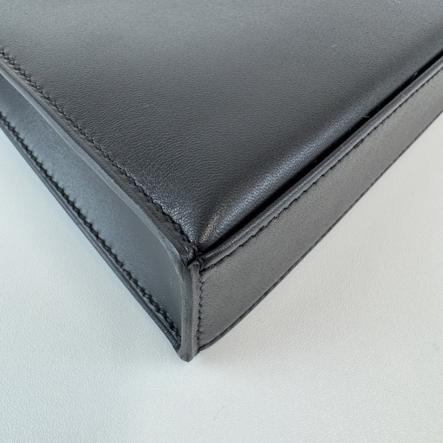 Hermès エルメス Kelly elan cheval de bois ケリーエラン シュヴァル ドゥ ボワ Stamp-W W刻印 Tadelakt タデラクト Black ブラック PHW シルバー金具